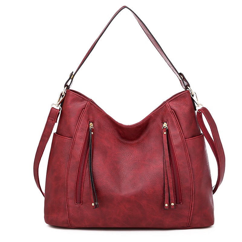 Sweet Ladies' High Quality Solid Color Messenger Bag