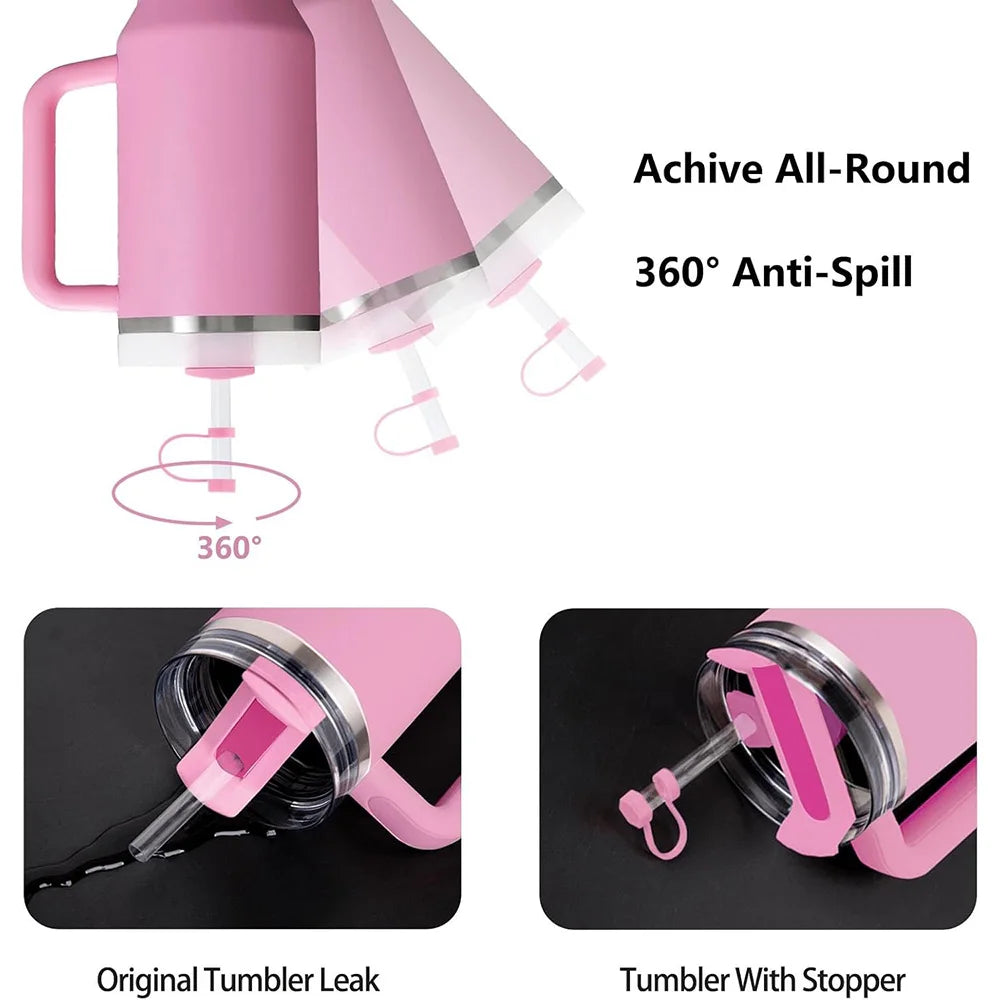 9pcs Cup Accessories for Stanley Spill Proof Stopper 10mm Straw Cover