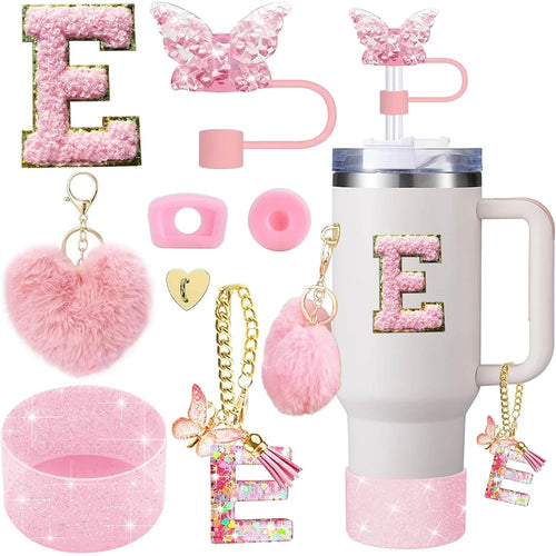 8pcs Cup Accessories for Stanley Cup 30oz 40oz Includes Butterfly