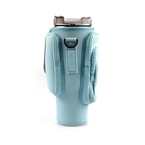 30oz 40oz Insulated Water Bottle Cover for Stanley Cup with Pouch
