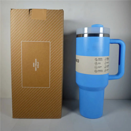 40 Oz Stainless Steel Vacuum Insulated Tumbler Cups With Lids and