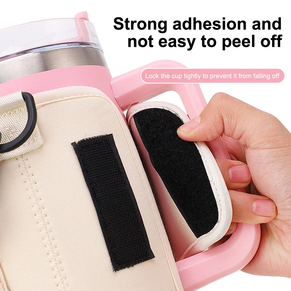 40oz Water Bottle Carrier Bag For Stanley Quencher Cup Sleeve