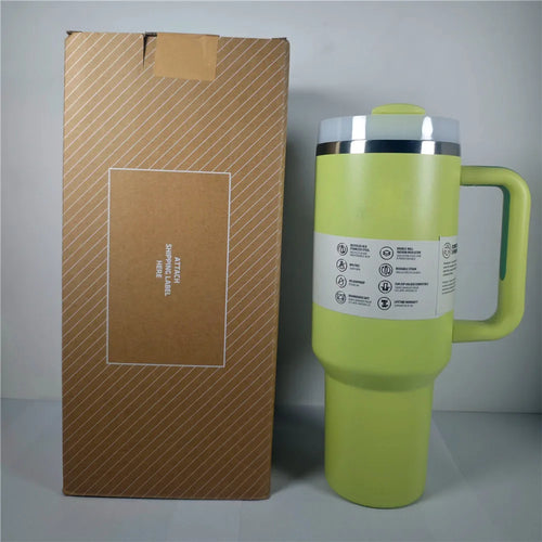 40 Oz Stainless Steel Vacuum Insulated Tumbler Cups With Lids and