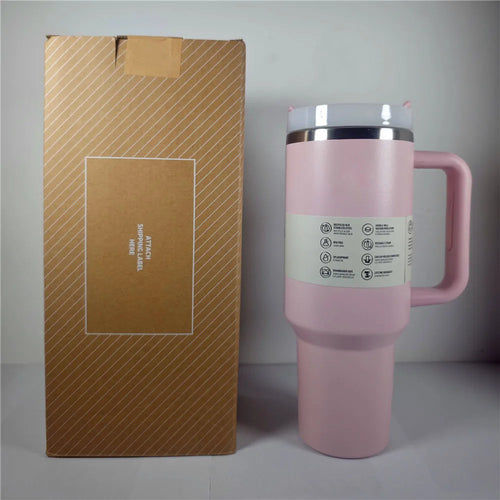 40 Oz Stainless Steel Vacuum Insulated Tumbler Cups With Lids and