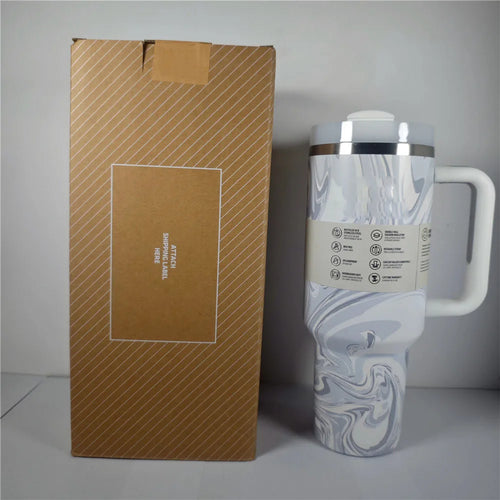 40 Oz Stainless Steel Vacuum Insulated Tumbler Cups With Lids and