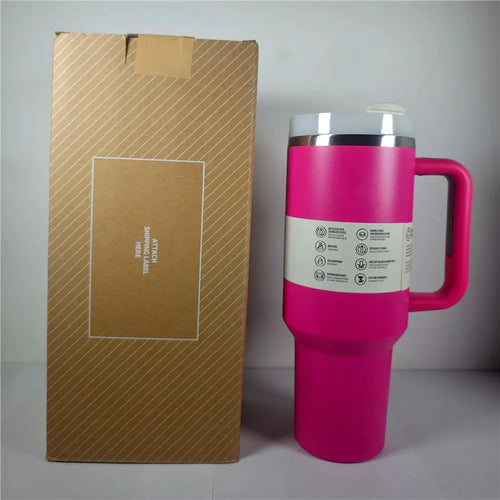 40 Oz Stainless Steel Vacuum Insulated Tumbler Cups With Lids and