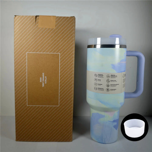 40 Oz Stainless Steel Vacuum Insulated Tumbler Cups With Lids and