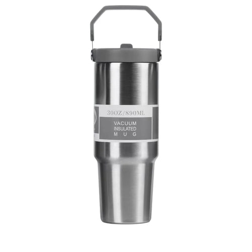 30oz Large Capacity Portable Car Cup Stainless Steel Thermos Cup with