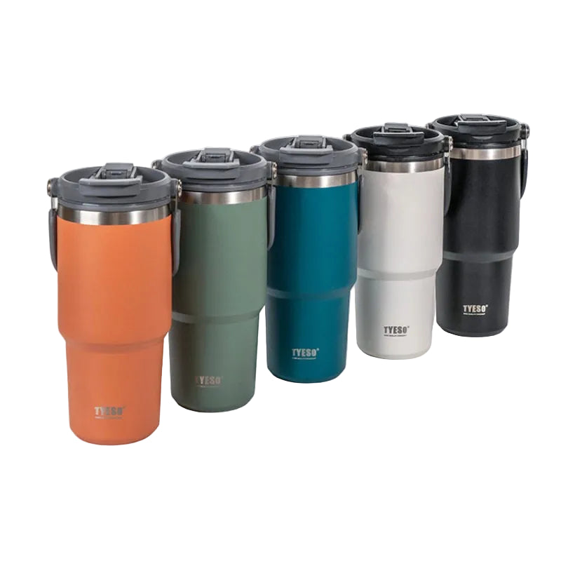900ML Tyeso Stainless Steel Coffee Cup Cold And Hot Double-layer
