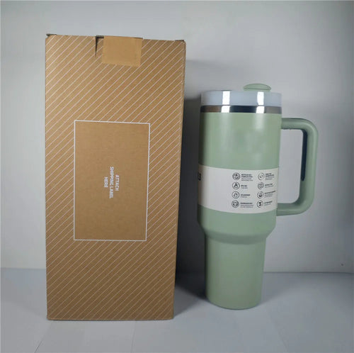40 Oz Stainless Steel Vacuum Insulated Tumbler Cups With Lids and