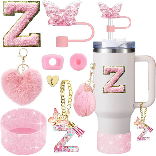 8pcs Cup Accessories for Stanley Cup 30oz 40oz Includes Butterfly