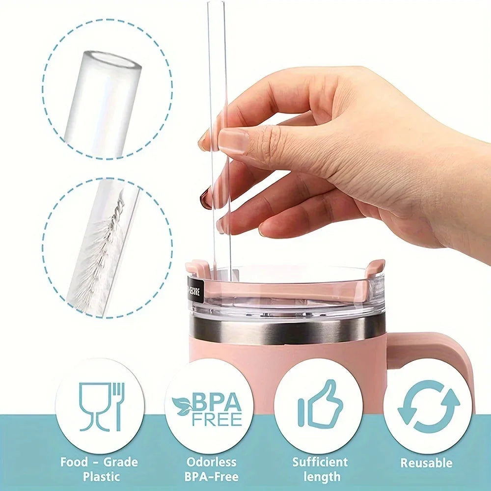 9pcs Cup Accessories for Stanley Spill Proof Stopper 10mm Straw Cover