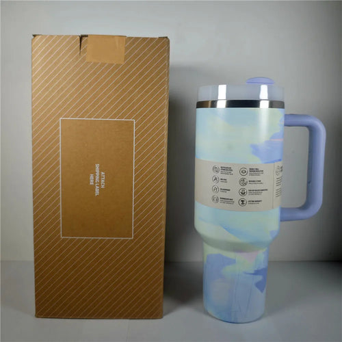 40 Oz Stainless Steel Vacuum Insulated Tumbler Cups With Lids and