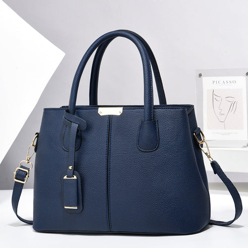 Women PU Leather Handbags Ladies Large Capacity Tote Bag Female Square