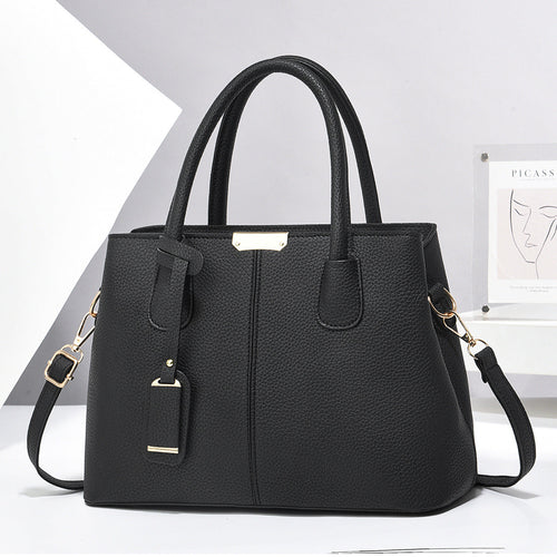 Women PU Leather Handbags Ladies Large Capacity Tote Bag Female Square