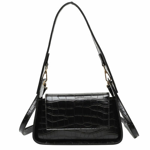 Young Lady's Solid Color All-Match Daily Messenger Bag