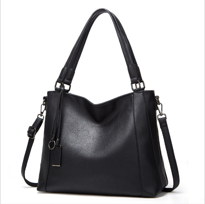 Ladies Soft Leather Portable Fashion Casual Messenger Bag