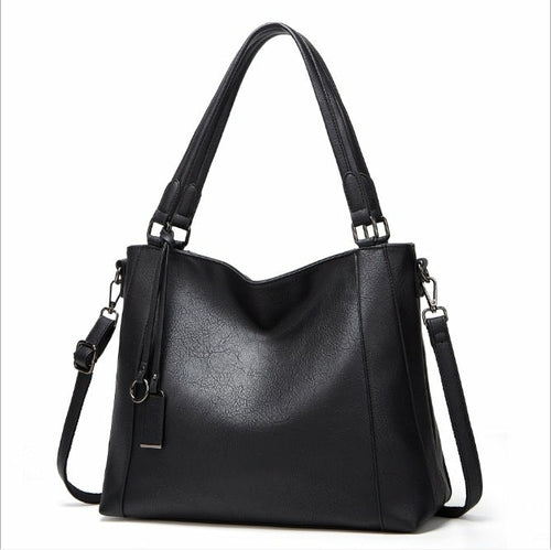 Ladies Soft Leather Portable Fashion Casual Messenger Bag