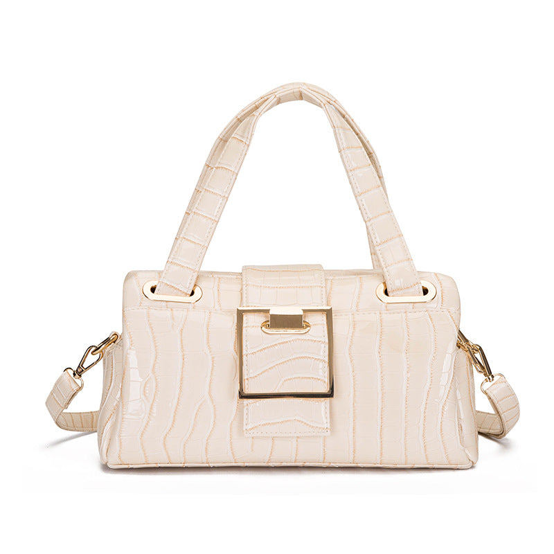 Lady's PU Leather Single Shoulder Casual Messenger Bag