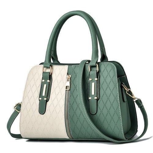 Large Capacity Color Contrast Messenger Bag For Young Ladies
