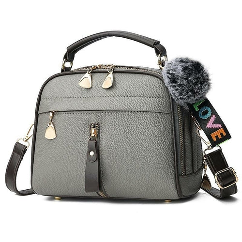 PU Leather Fashion Sweet Ladies' Messenger Bag