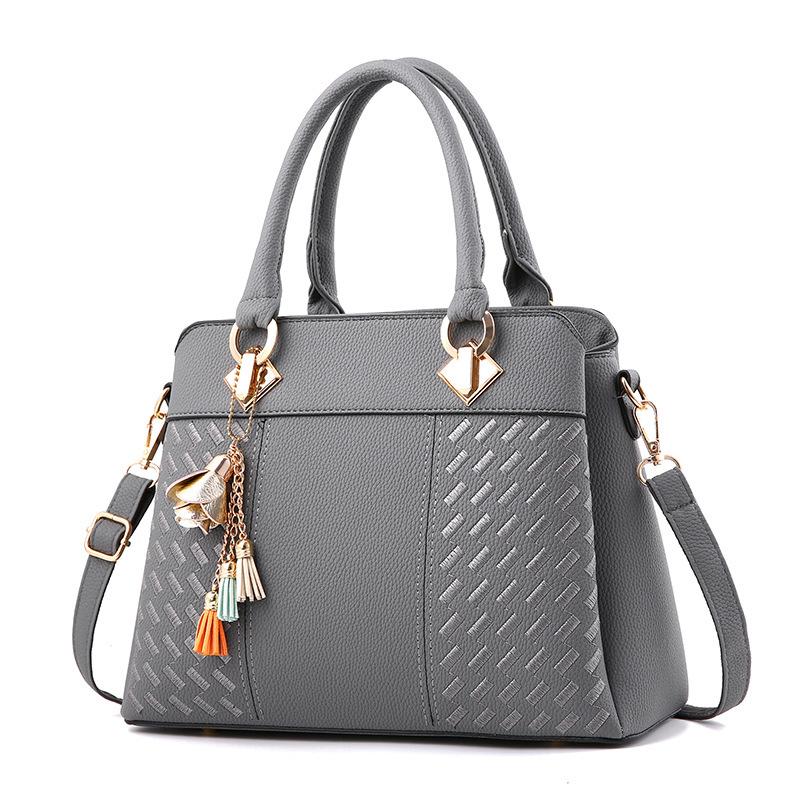 High Quality Solid Color Messenger Bag For Young Ladies