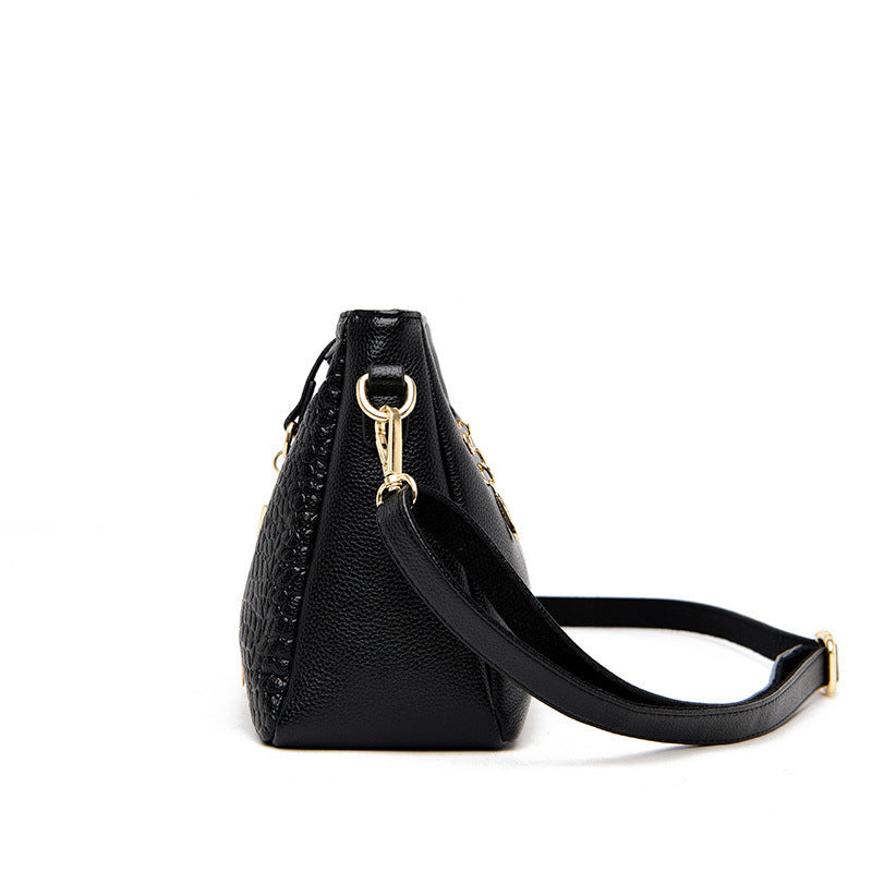 Street Fashion PU Leather Lady's Messenger Bag