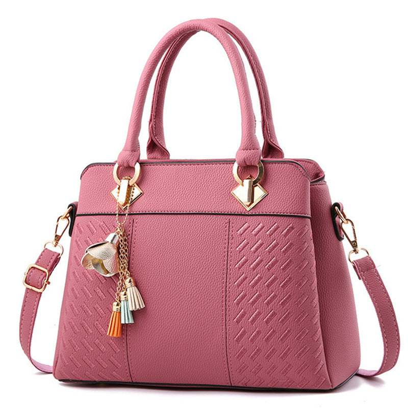 Ladies Large-Capacity Middle-Aged Shoulder Messenger Bag