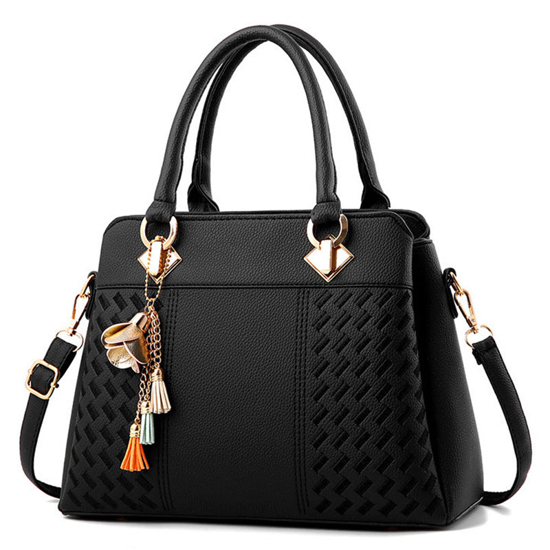 Ladies Large-Capacity Middle-Aged Shoulder Messenger Bag