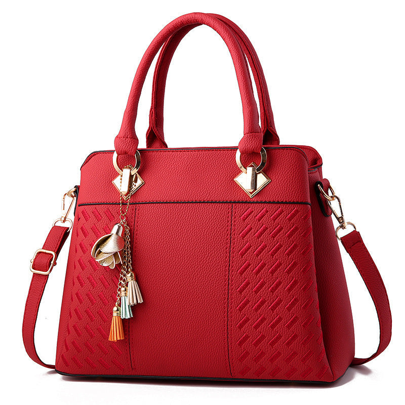 Ladies Large-Capacity Middle-Aged Shoulder Messenger Bag