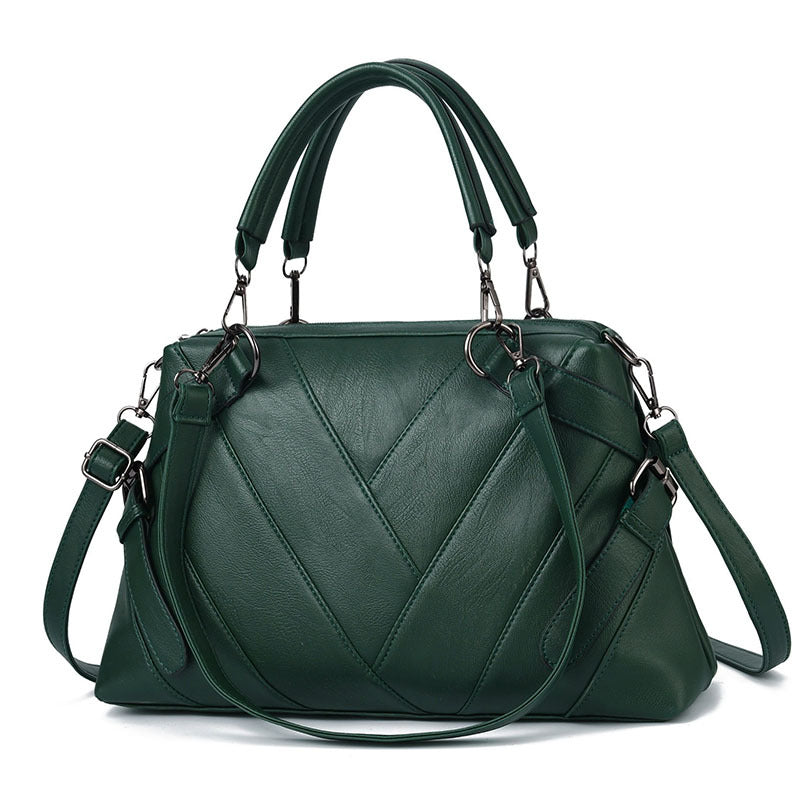 Fashion Soft Leather Large Capacity Ladies Shoulder Bag