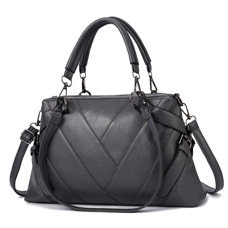 Fashion Soft Leather Large Capacity Ladies Shoulder Bag