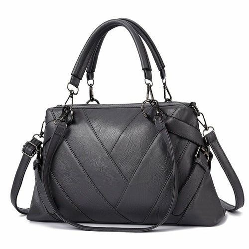 Fashion Soft Leather Large Capacity Ladies Shoulder Bag