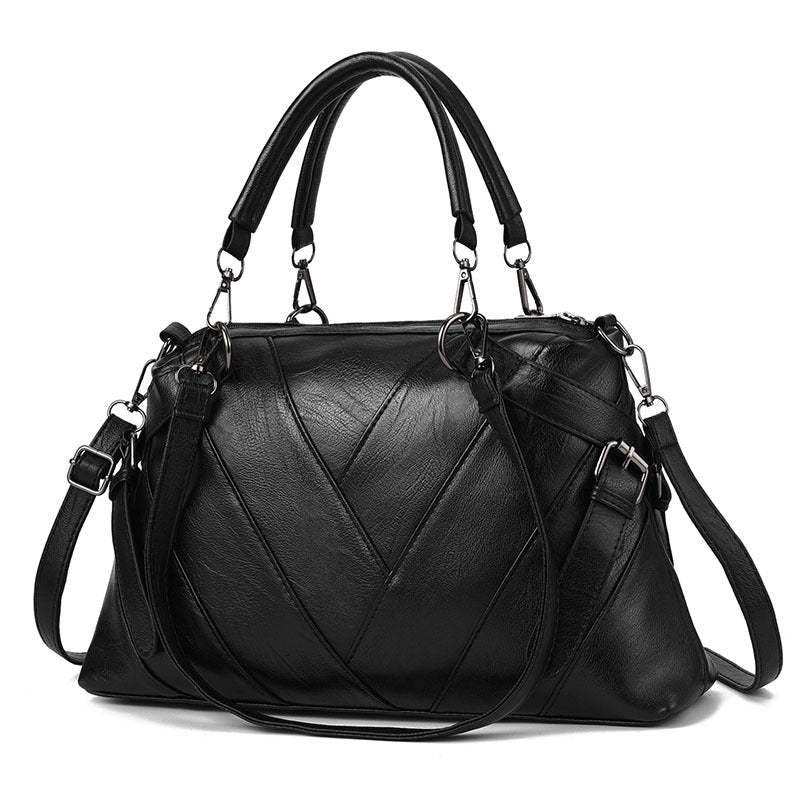 Fashion Soft Leather Large Capacity Ladies Shoulder Bag