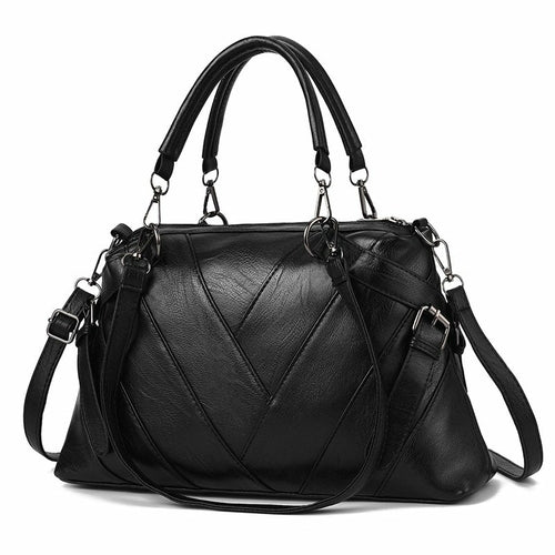 Fashion Soft Leather Large Capacity Ladies Shoulder Bag