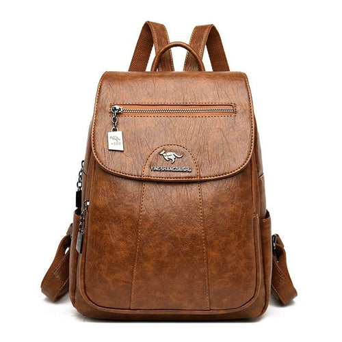 Anti-theft Soft Leather Travel Bag For Young Ladies