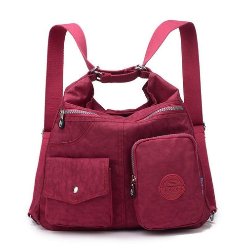 Waterproof Multi-functional Nylon Bag For Ladies