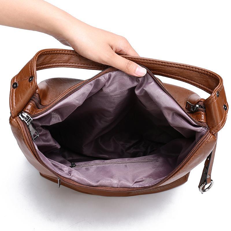 High Quality Soft Leather Shoulder Bag For Young Ladies