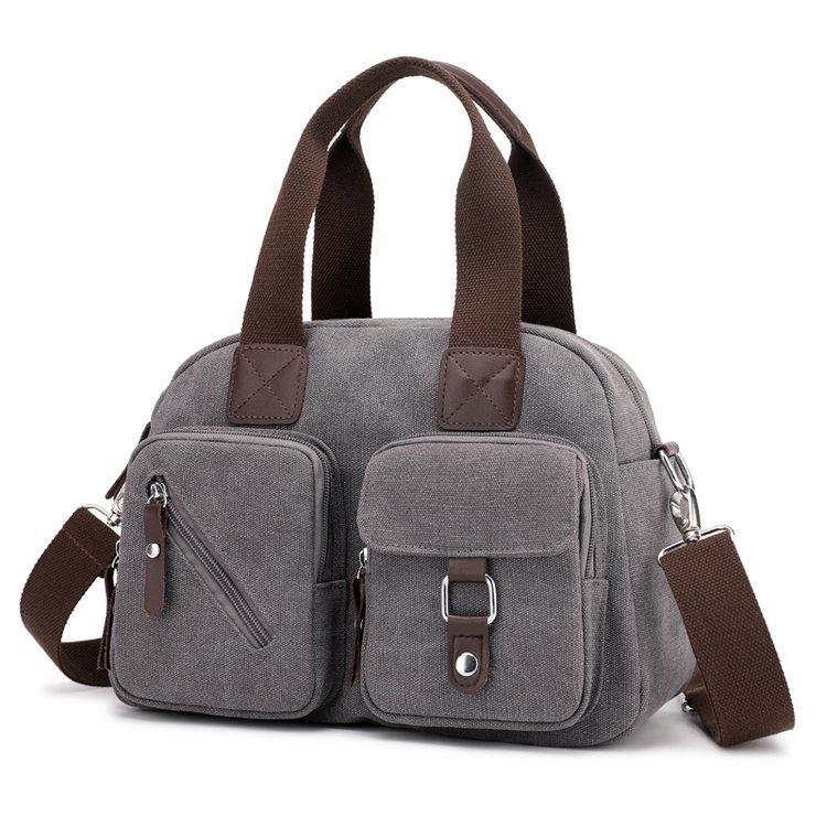 High Quality Canvas Simple Canvas Messenger Bag For Ladies