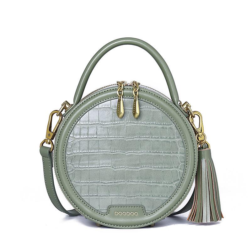 Ladies' Portable Crossbody Small Round Bag For Dating