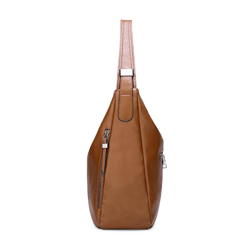 High Quality Soft Leather Shoulder Bag For Young Ladies
