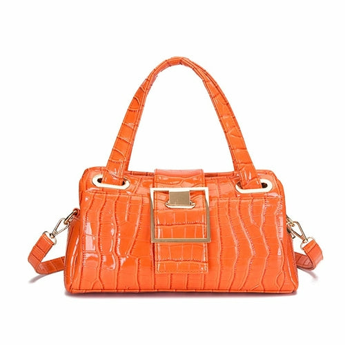 Lady's PU Leather Single Shoulder Casual Messenger Bag
