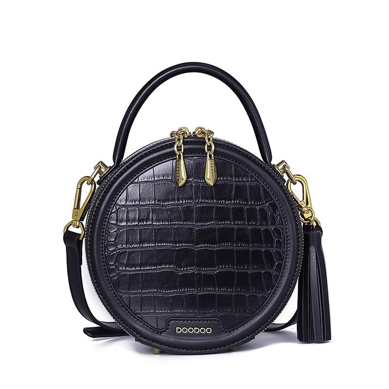 Ladies' Portable Crossbody Small Round Bag For Dating