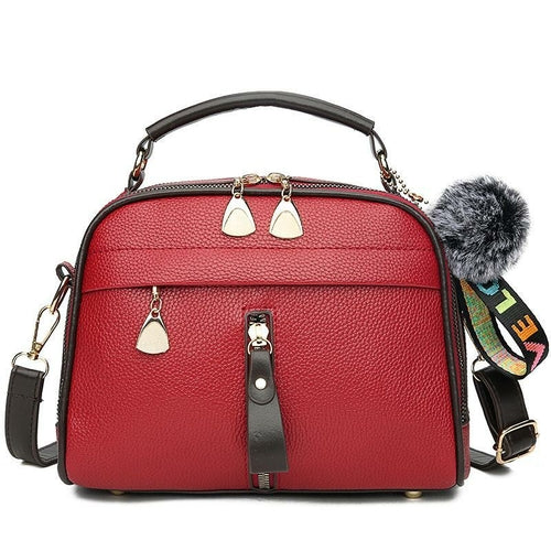 PU Leather Fashion Sweet Ladies' Messenger Bag
