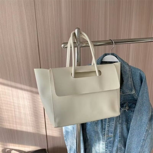 Fashion Women Shoulder Bags Large Capacity Handbags Simple Retro Tote