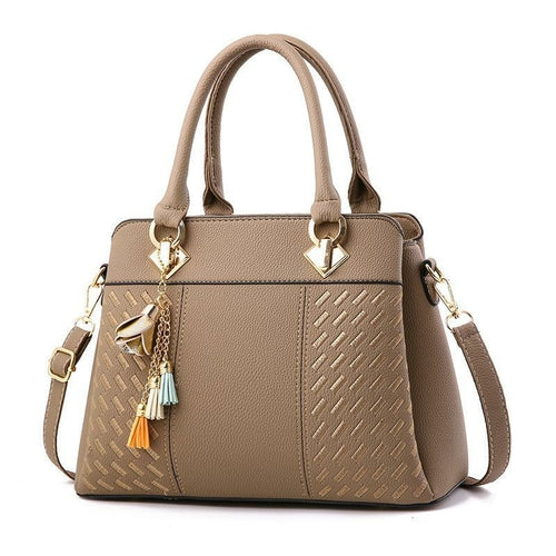 High Quality Solid Color Messenger Bag For Young Ladies