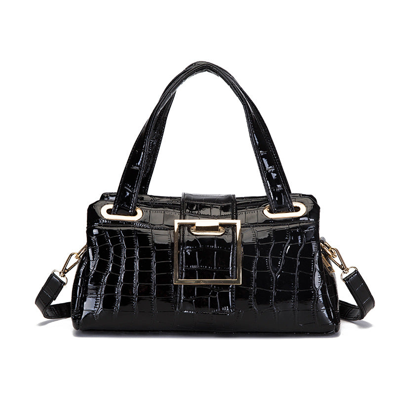 Lady's PU Leather Single Shoulder Casual Messenger Bag