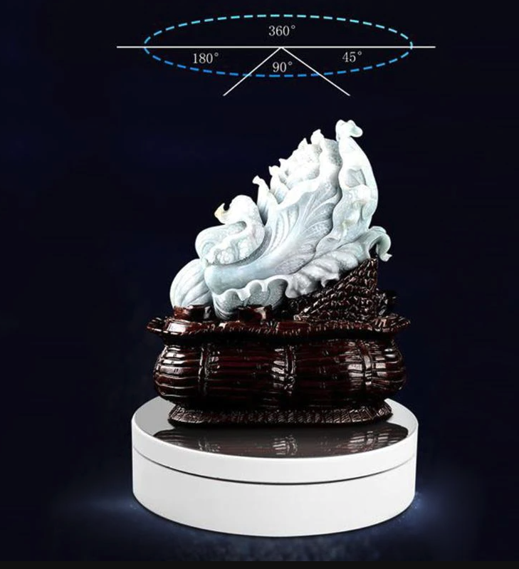 Goah 360° Electric Motorized Rotating Display Stand Jewelry Photography
