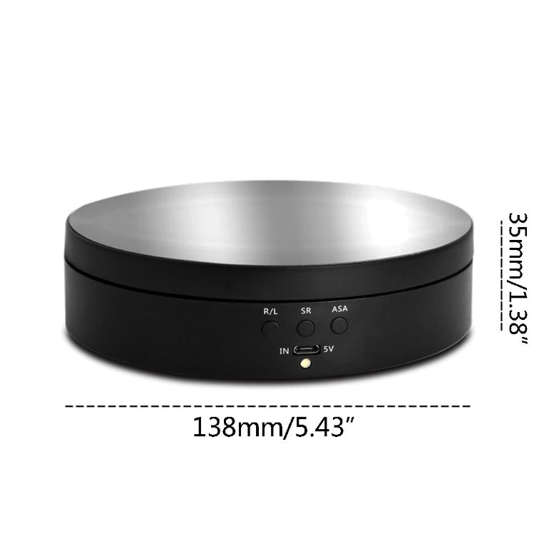 Goah 360° Electric Motorized Rotating Display Stand Jewelry Photography