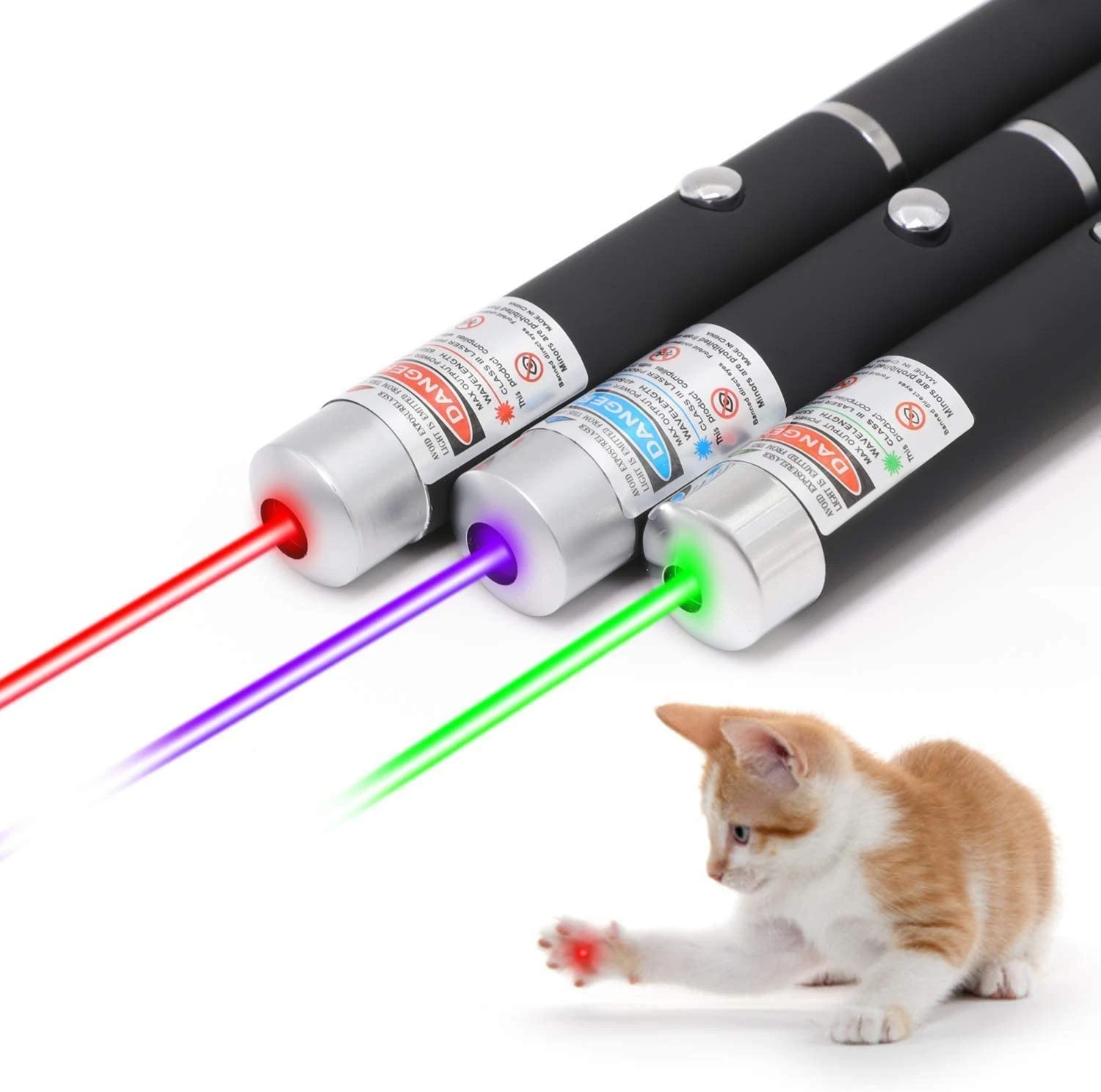 Goah Cat  Laser Pointer Toy Fun Exercise  Light  For Cats & Dogs Visible Beam